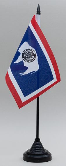 Wyoming Desk Flag
