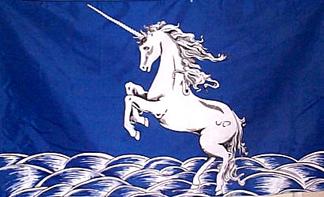 Unicorn Flag Blue