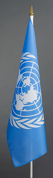 United Nations Hand Waver Flag
