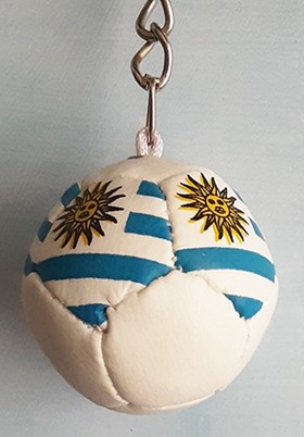 Uruguay Soccer Key Ring