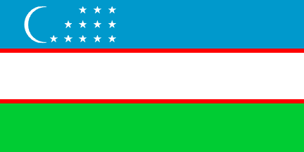 Uzbekistan Flag