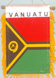 Vanuatu Mini Car Flag