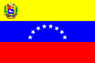 Venezuela Flag with Crest