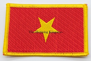 Vietnam Rectangular Flag Patch