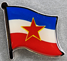 Yugoslavia with Star Flag Pin