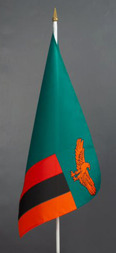 Zambia Hand Waver Flag