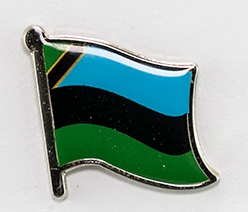 Zanzibar Flag Pin