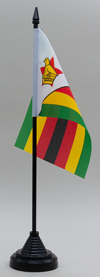 Zimbabwe Desk Flag