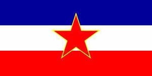 Yugoslavia with Star Flag